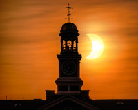 Houlton Town Clock Eclipse