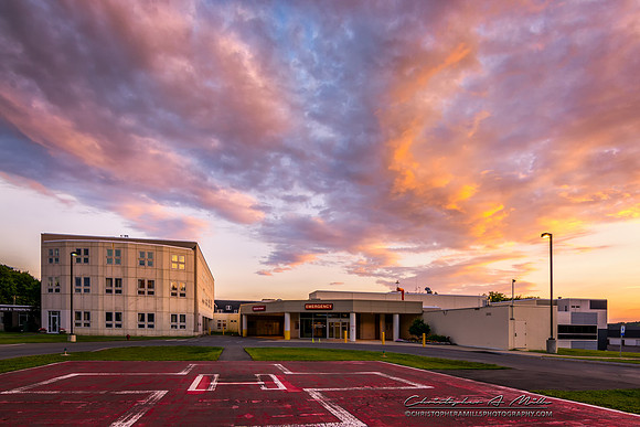 Houlton Regional Hospital Sunset