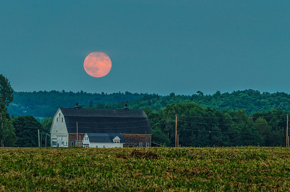 Super Moon over the County