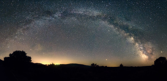 Milky Way over Island Falls