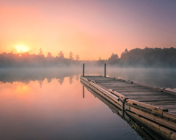 Nickerson Lake Foggy Sunrise