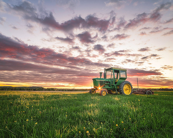 John Deere Sunset