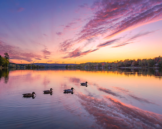 Drew's Lake Sunset