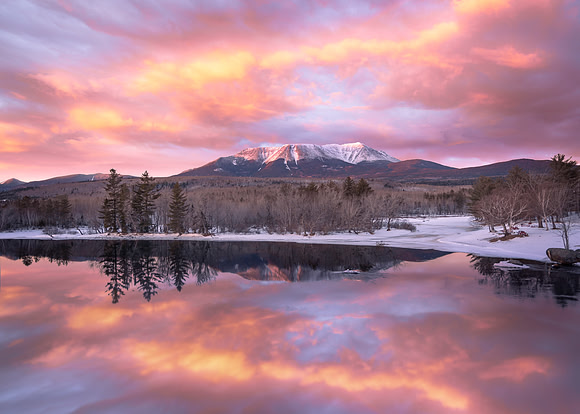 Mt Katahdin Sunset