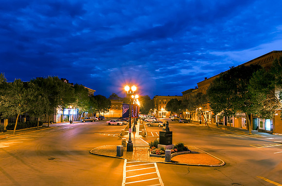 Houlton Market Square Blue Hour